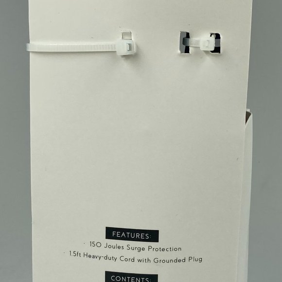 Vivitar 6 Outlet Safety Surge Protector Plug AC Wall Power Strip (BLUE) - Picture 3 of 3